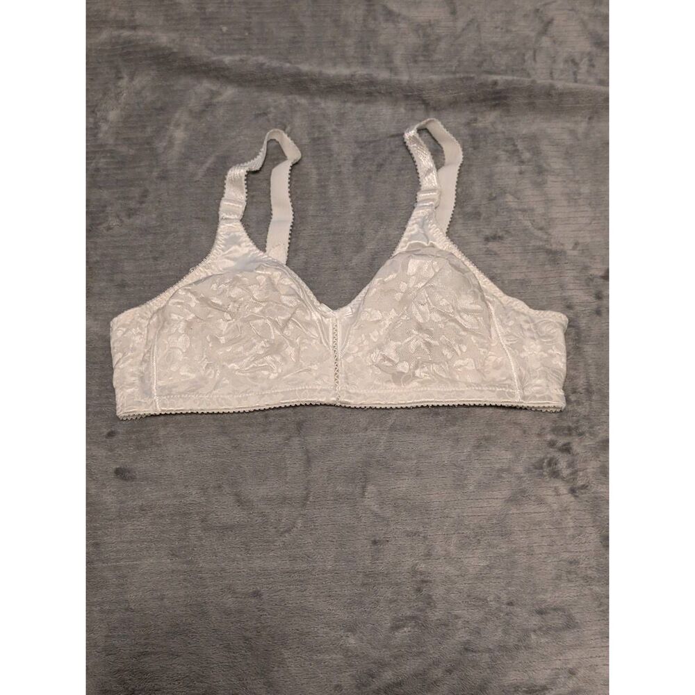 Bali Women's Double Support Wire-Free Bra Size 38C 3372 White